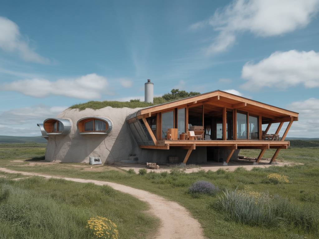 Earthship un modèle de maison durable : principes et mise en oeuvre pour construire écologique